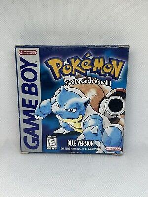 Pokemon Blue Version Nintendo Game Boy Gb Cib Complete With Guide