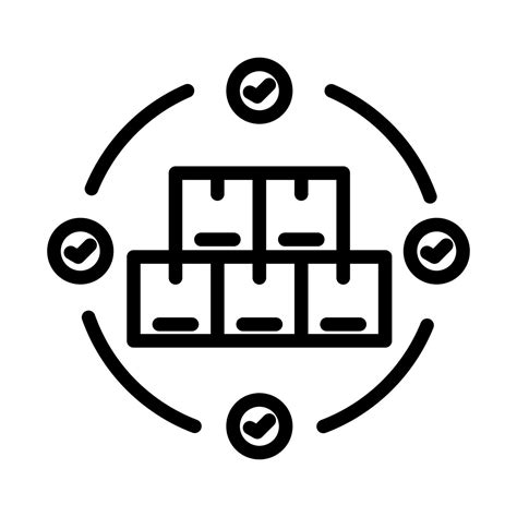 Supply Chain Icon Supply Chain Design Concept Of Logistics Simple