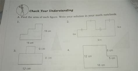 Solved Check Your Understanding A Find The Area Of Each Figure Write