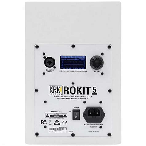 Enceinte de monitoring Krk Rokit RP5 G4 White Noise la pièce