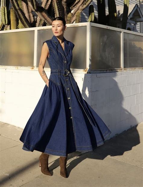 22 Trendy Denim Dress Outfits 2024: Chic Styles for Every Occasion