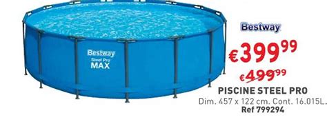 Promo Piscine Steel Pro Bestway Chez Trafic ICatalogue Fr