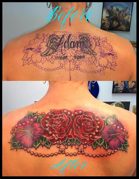 Grat Cover Up Tattoo By Blue Fin Tattoos Cover Up Tattoos Cover