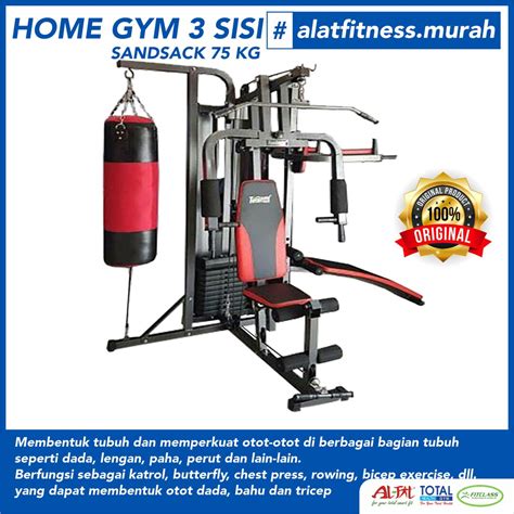 alat gym fitnes home gym  sisi sand sack beban kg shopee indonesia