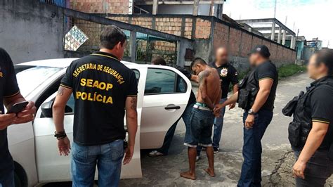 Foragido de alta periculosidade é recapturado por policiais da SSP AM