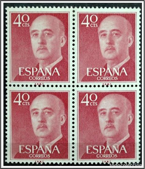 españa año 1955 bloque de 4 nuevos general fra Comprar Sellos nuevos