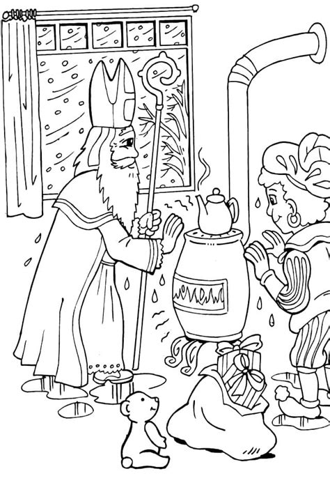 St Nicholas Coloring Pages