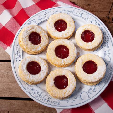 Sabl S Fondants La Poudre Flan Et Confiture De Fraise La Recette