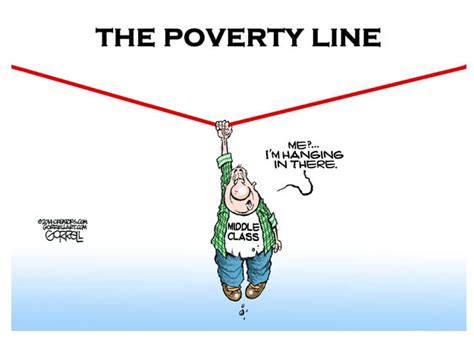 Editorial cartoon middle class poverty line | The Week