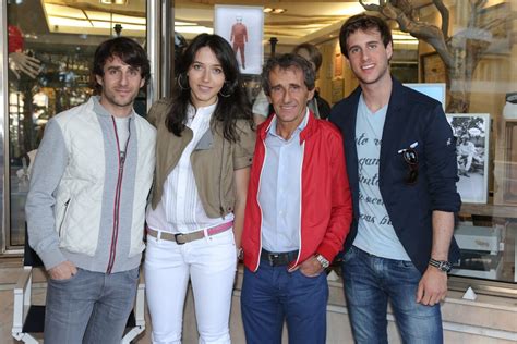 Photo Nicolas Prost Delphine Prost Alain Prost Et Sacha Prost Lors