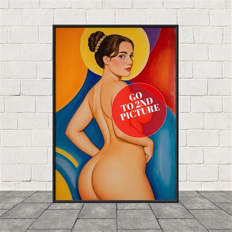 Naked Sexy Girl Erotische Malerei Nackte K Rper Kunst Poster Etsy De