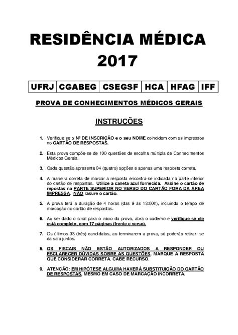 Residencia Medica Ufrj 5