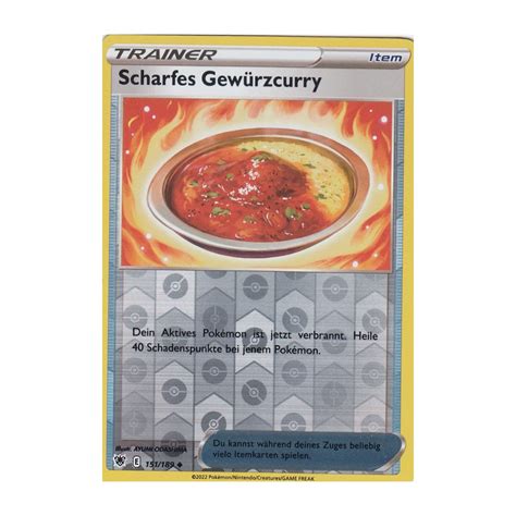 Scharfes Gew Rzcurry Reverse Holo Astralglanz Pokemon Karte Kaufen