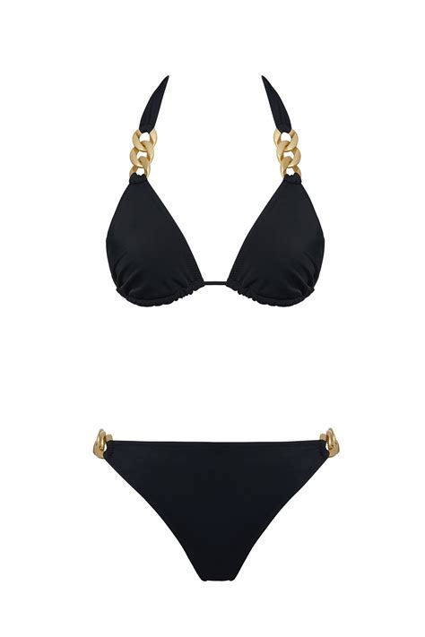 SAILOR swimwear Zincir Aksesuarlı Üçgen Bikini Takım Slr437 Fiyatı Yorumları