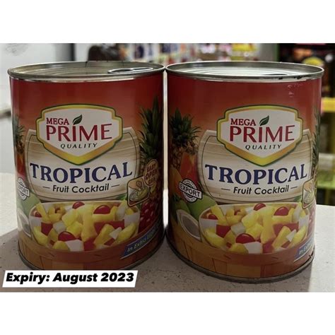 Prime Tropical Fruit Cocktail In Extra Light Syrup 822g Shopee Philippines