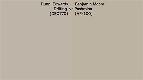 Dunn Edwards Drifting Dec770 Vs Benjamin Moore Pashmina Af 100 Side
