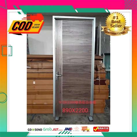 Jual Pintu Kayu Kusen Aluminium Pintu Kayu Minimalis Set Pintu Kayu