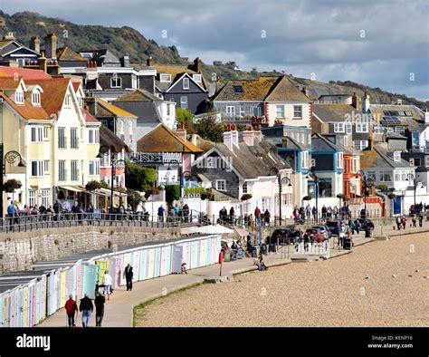 Lyme Regis Sea Front Dorset England Uk Stock Photo Alamy