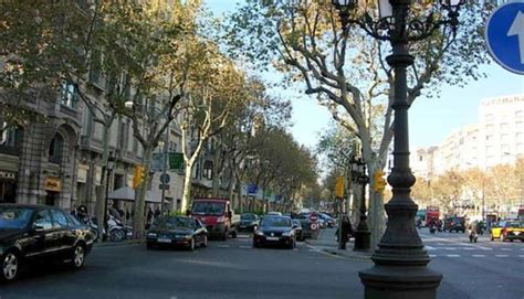 Passeig de Gracia avenue in Barcelona