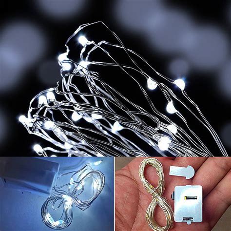 Светодиодная нить, 3 режима, 10 led, 1 м, холодный белый. Купить ...
