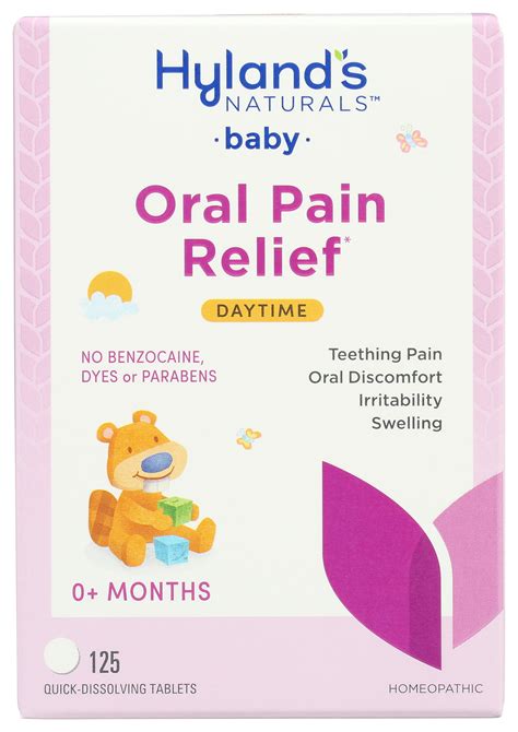 Hylands Baby Daytime Oral Pain Relief Tablets Carewell