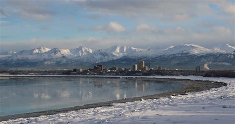 Anchorage Skyline in Alaska image - Free stock photo - Public Domain ...