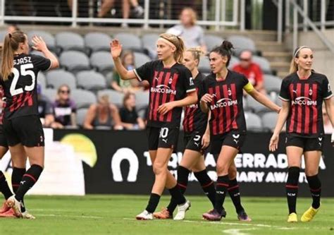 Serie A Femminile Subito Milan Roma Ecco Il Calendario Delle Rossonere