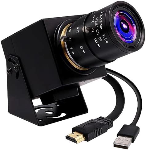 Elp K Hdmi Usb Camera Wide Angle Mm Varifocal Focus Lens Webcam