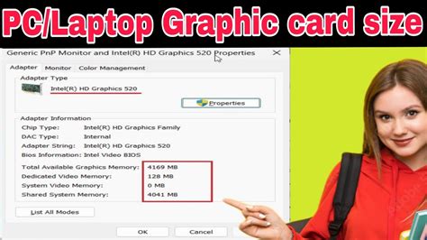 How To Find Graphic Card Size Details In Pc Laptop Window Graphic