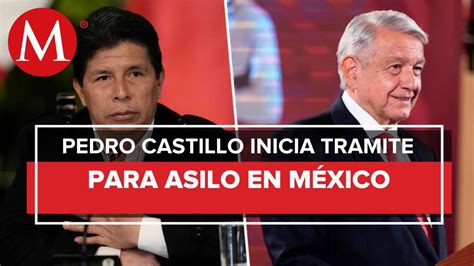 Pedro Castillo Solicita Asilo Pol Tico A M Xico Embajador Visita Al Ex