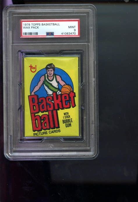 Topps Basketball Card Unopened Wax Pack Tote Back Nba Graded