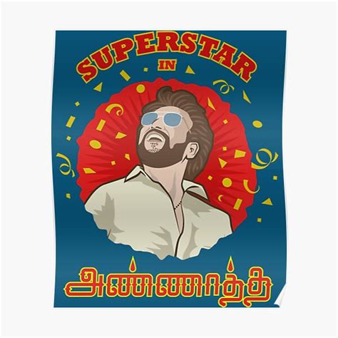 "Annatha - Annatha superstar rajinikanth tamil movie " Poster for Sale ...