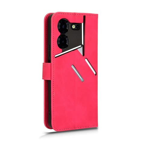 For Tecno Pova 5 Pro Skin Feel Magnetic Flip Leather Phone Case Rose