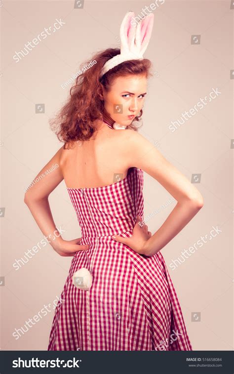 Sexy Girl Wearing Easter Bunny Costume库存照片516658084 Shutterstock