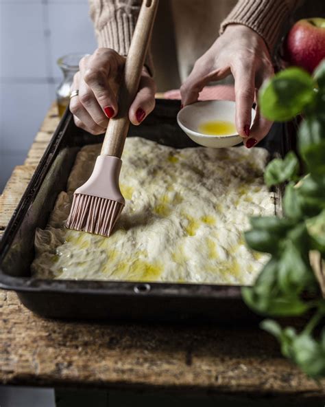 Italienische Focaccia Mit Ziegenkäse Apfel Und Rosmarin Klara And Ida