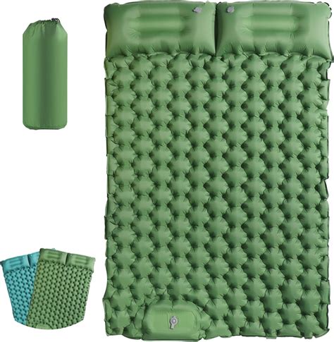 Exleco Matelas Gonflable Camping Personnes Matelas Autogonflant Cm