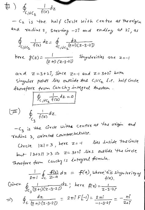 [solved] B Let F Z Z 1 Z 3 2i And C1 C2 C3 Be The Contours Course Hero