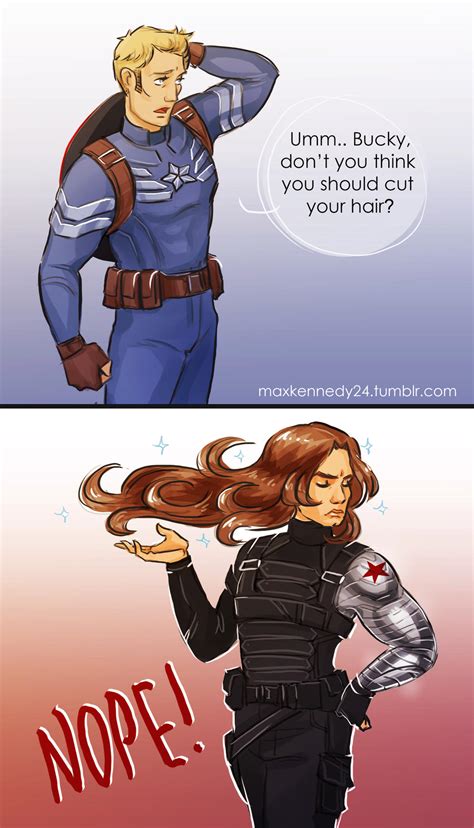 Captain America The Winter Soldier Hair By Maxkennedy On Deviantart