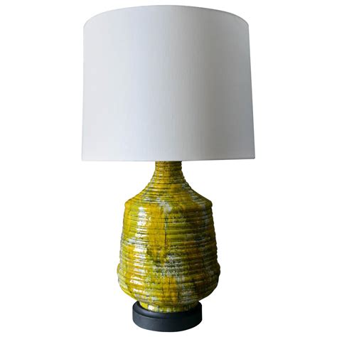 Large Textured Ceramic Lamp For Sale At 1stdibs