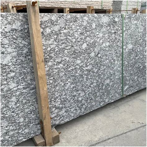 Chinese Seawave Spray Wave Ocean White Platinum Pearl Granite Slabs