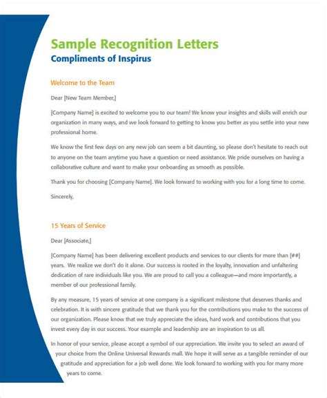 Employee Appreciation Letter