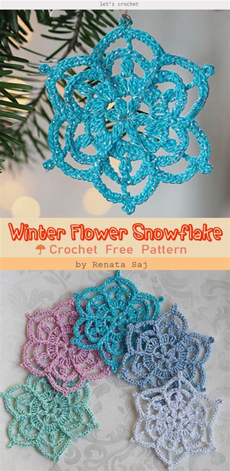 Snowflake Crochet Free Pattern