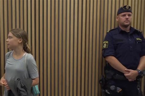 Greta Thunberg Appears In Swedish Court For ‘disobeying Police At