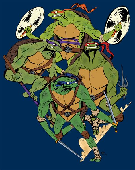 tmnt narly behance