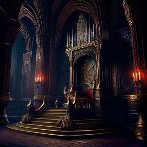 Ai Art Generator: Large Medieval Romanian Throne Room