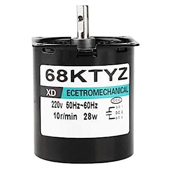 68KTYZ Permanentmagnet Synchronmotor AC220V 28W 5 80r Min Miniatur