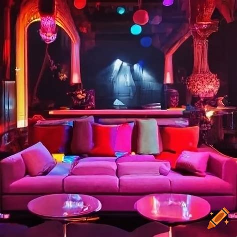 Sofa In A Nightclub On Craiyon