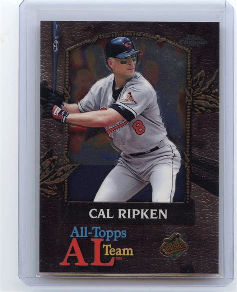 Topps Chrome At Cal Ripken Jr All Topps Team Baltimore