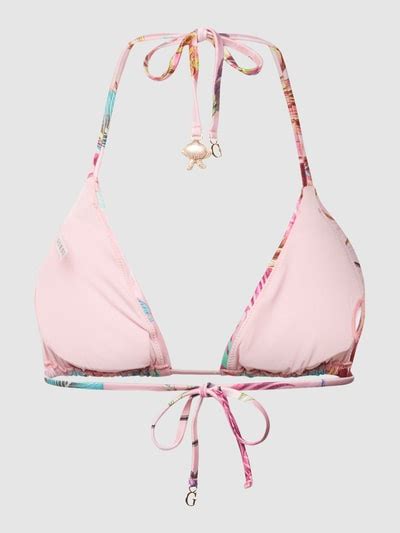 Guess Bikini Oberteil Mit Neckholder Rose Online Kaufen