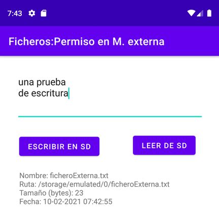 Ejercicio De Ficheros En Memoria Externa DAM